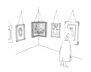 Drawing in The New Yorker, April 4, 1946.