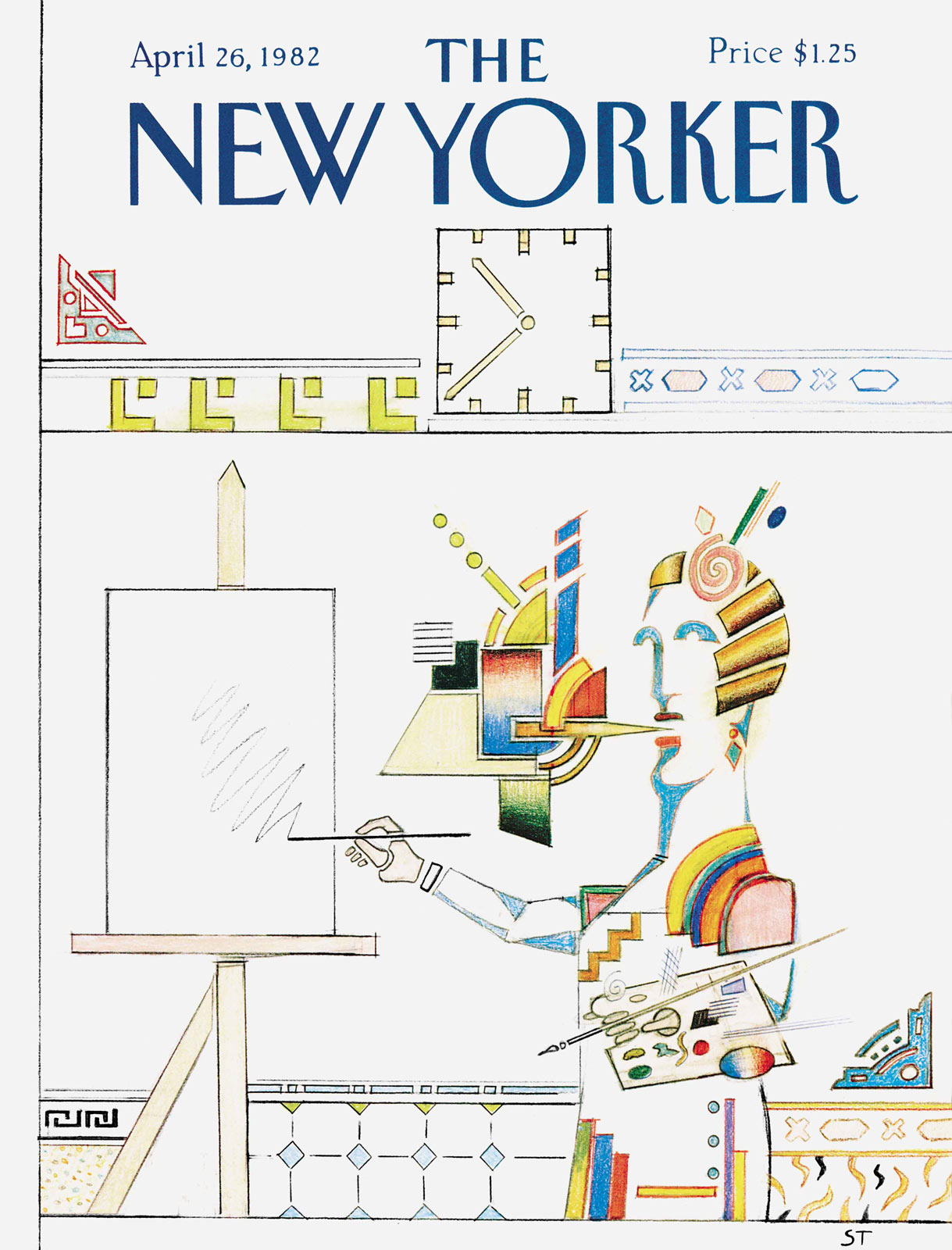 Cover of <em>The New Yorker</em>, April 26, 1982.