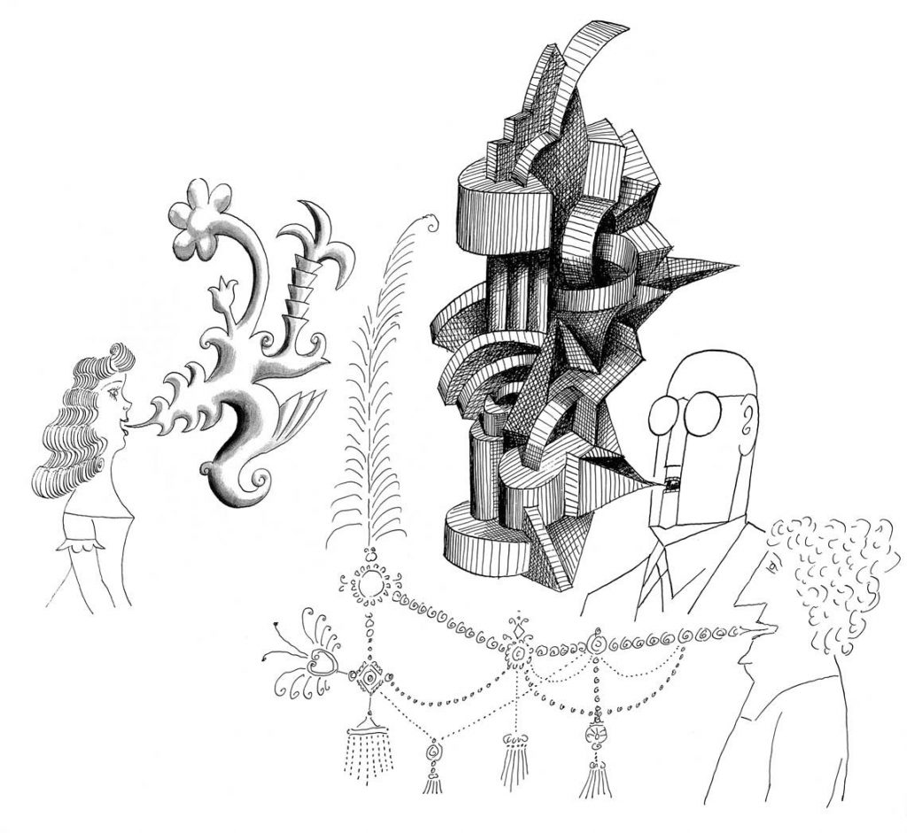 Drawings in The New Yorker, June 1, 1957.