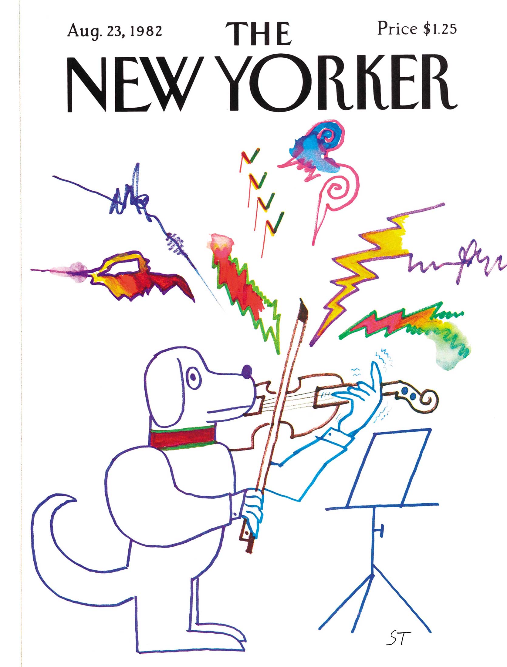 Cover of <em>The New Yorker</em>, August 23, 1982.