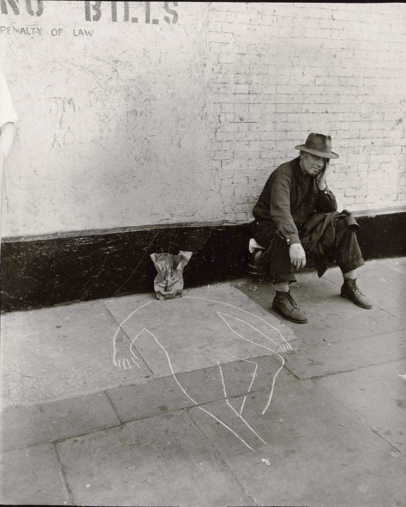 Untitled, 1950. Gelatin silver print, 5 x 4 in. The Saul Steinberg Foundation.
