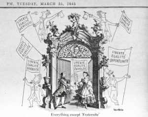 Anti-Fascist cartoon in PM, March 23, 1941.