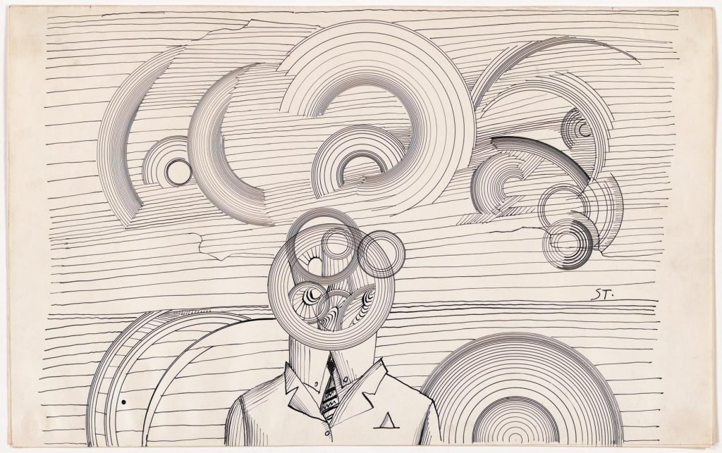 <em>Untitled</em>, 1967. Ink on paper, 14 ½ x 24 ½ in. Yale University Art Gallery; Charles B. Benenson, B.A. 1933, Collection
