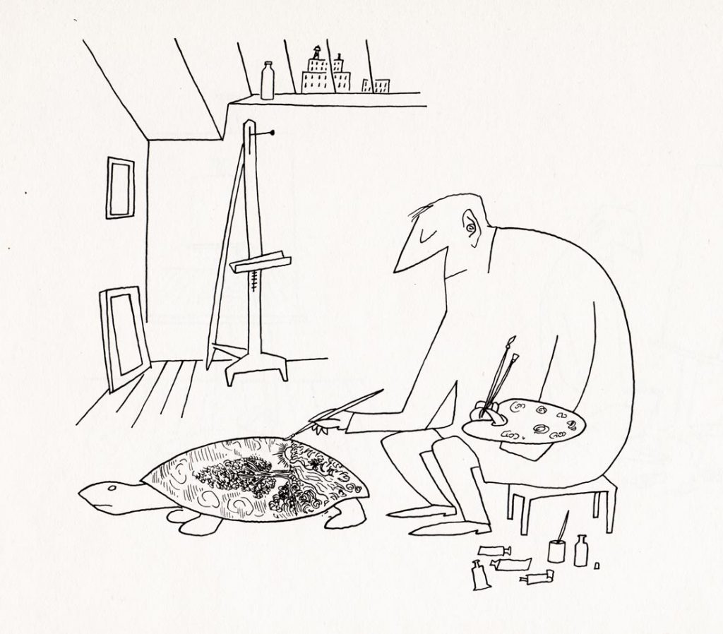 Drawing in <em>The New Yorker</em>, August 9, 1947.