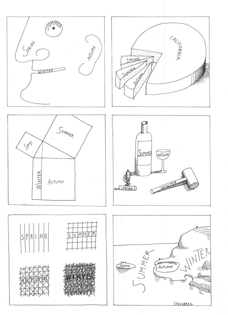 <em>12 Variations</em>, portfolio in <em>The New Yorker</em>, December 27, 1982, right half.