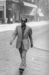Steinberg in Milan, 1930s. Saul Steinberg Papers, Beinecke Rare Book and Manuscript Library, Yale University.
