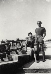 Steinberg with Ada Onghari, c. 1937. Saul Steinberg Papers, Beinecke Rare Book and Manuscript Library, Yale University.