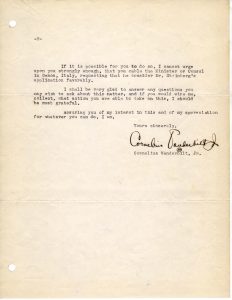 Letter from Cornelius Vanderbilt, Jr. to the Minister of the Dominican Republic in Washington, June 1, 1940. The Saul Steinberg Foundation.