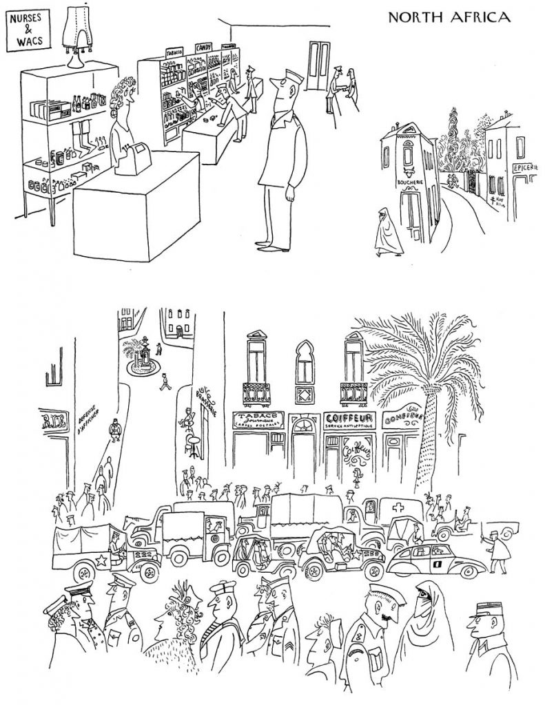 From “North Africa,” portfolio in The New Yorker, April 29, 1944.