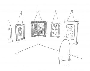 Drawing published in The New Yorker, April 6, 1946.