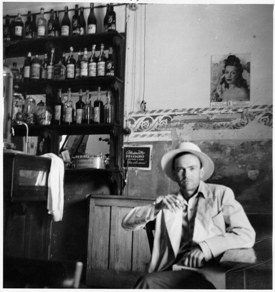 Aldo Buzzi in Milan, 1947.