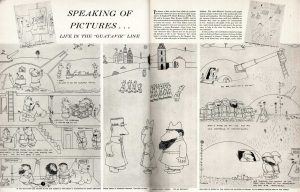 Two pages from “Speaking of Pictures: Life in the Guatavir Line,” LIFE, May 27, 1940.