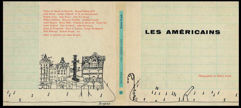 Cover of the Paris edition of Robert Frank’s The Americans, published by Delpire Éditeur.