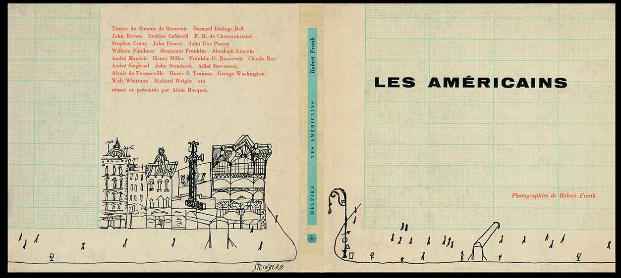 Cover of the Paris edition of Robert Frank’s The Americans, published by Delpire Éditeur, 1958.