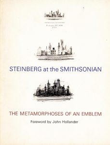 Cover of the catalogue for the exhibition “Steinberg at the Smithsonian,” National Collection of Fine Arts, Washington, DC, 1973-74.