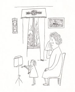 Drawing in The New Yorker, March 11, 1944.