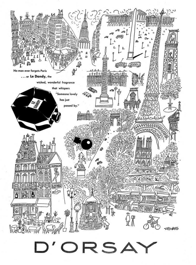 Advertisement for D’Orsay perfume, published in The New Yorker, May 4, 1946.