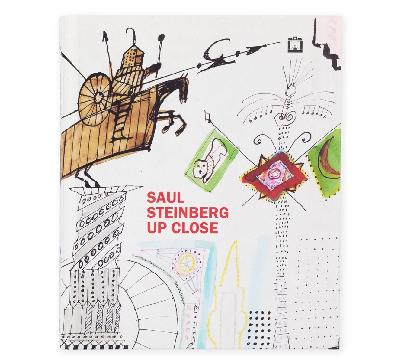 Book titled, Saul Steinberg Up Close 