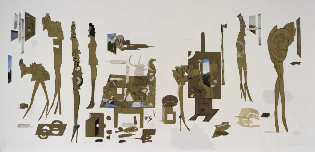 Art Viewers, 1966; 2021 reconstruction. Centre Pompidou, Musée national d’art moderne/CCI, París; Gift of The Saul Steinberg Foundation.