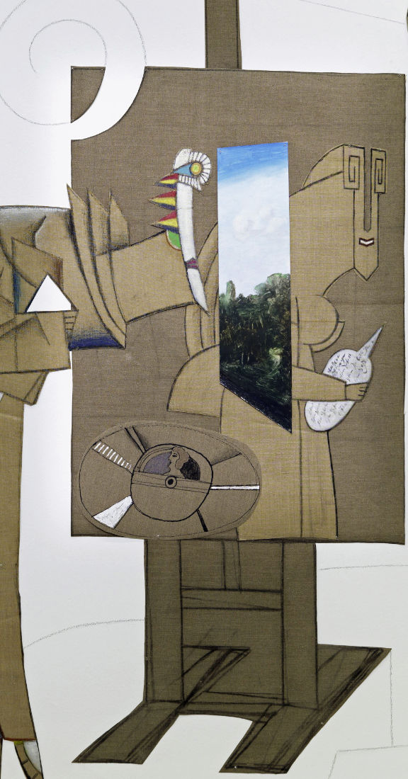 Saul Steinberg, Art Viewers, 1966, detail