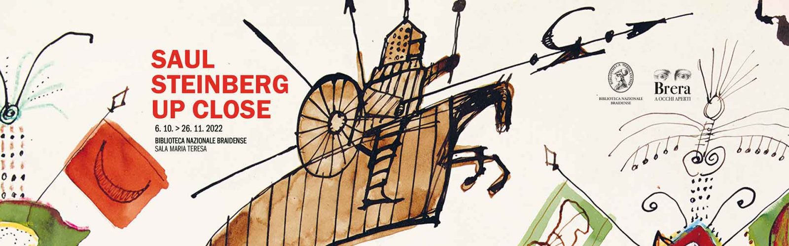 Collage of drawings by Steinberg