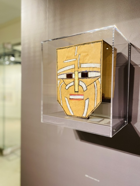 Saul Steinberg: Lines That Transform the Real World, exhibition at the ddd gallery in Kyoto, Japan. Paper mask.